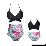 BBYES Mother Daughter Swimsuits Matching Family Mommy Girls Matching Swimwear 001-floral B07NL5Q1R2